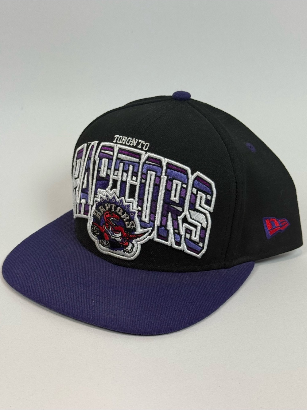🏀New Era 9FIFTY Toronto Raptors Hardwood Classics Snapback Hat like new